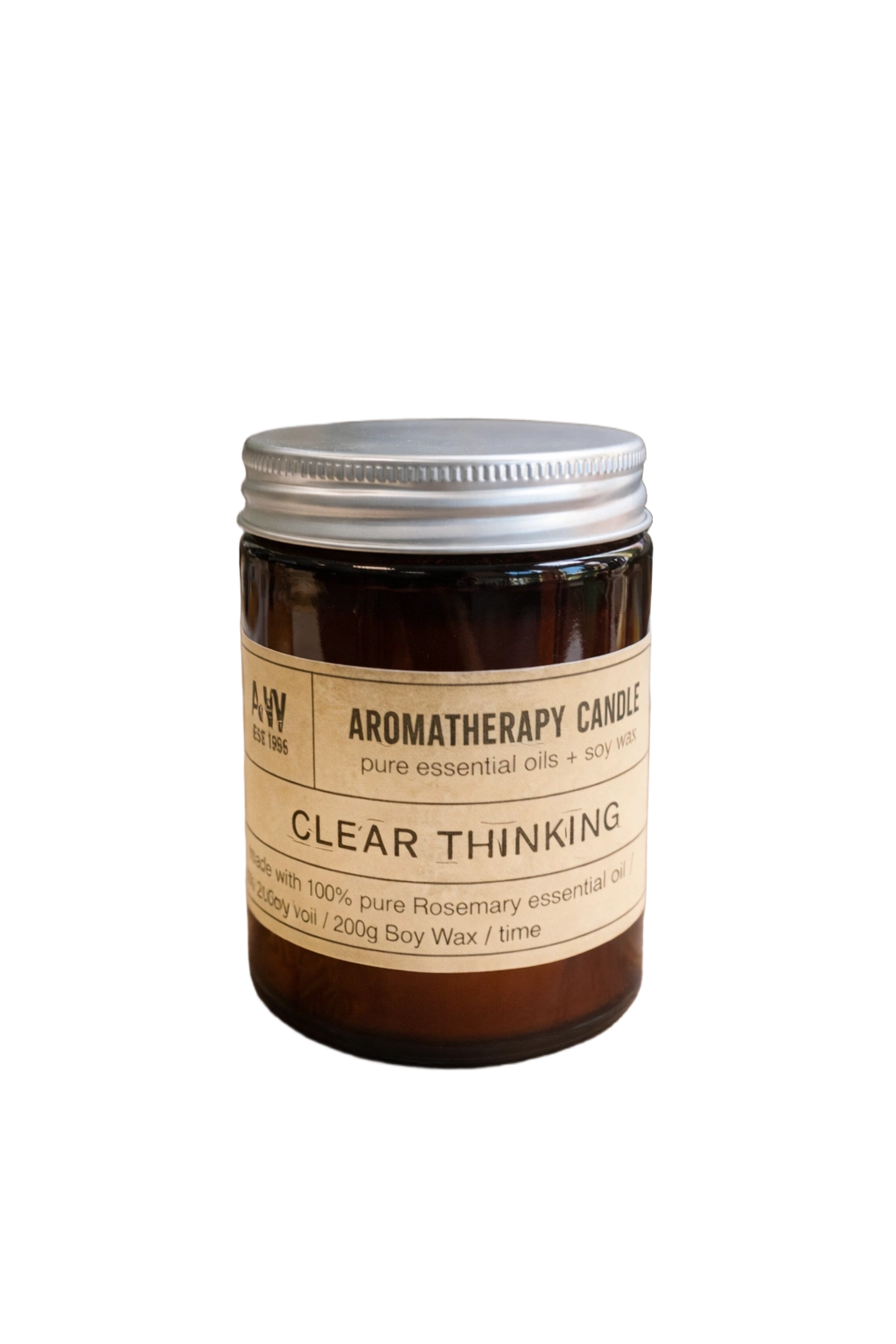 Vela de Aromaterapia | Clear Thinking | Alecrim