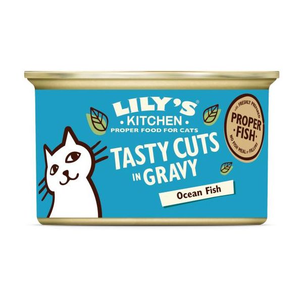 Ração Húmida Lily's Kitchen Tasty Cuts In Gravy Peixe do Oceano 85 g