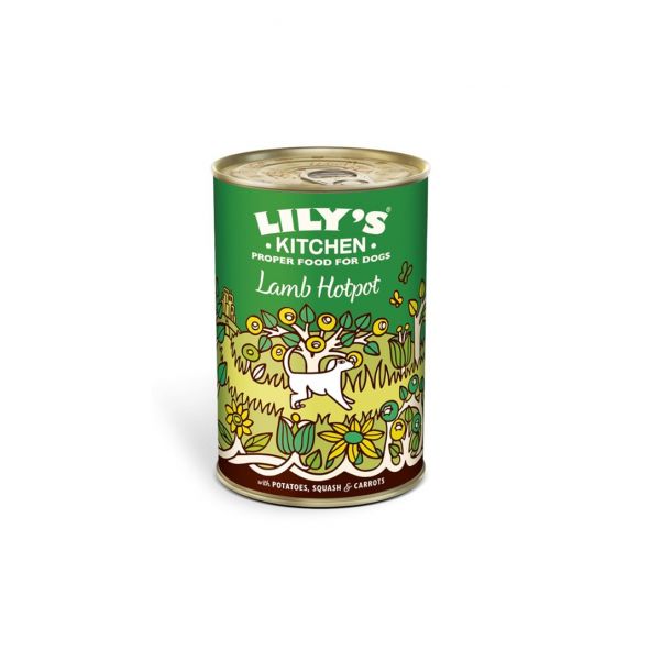 Ração Húmida Lily's Kitchen Borrego e Mirtilos 400g