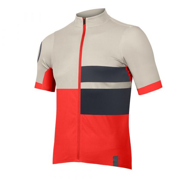 Endura Fs260 Print Short Sleeve Jersey Vermelho XS Homem