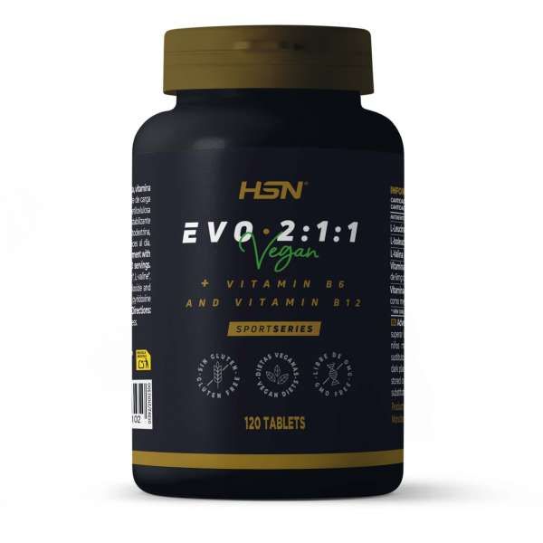 HSN Evo 2:1:1 (bcaa's 2:1:1 + Vitaminas b6 e b12) 120 Comprimidos