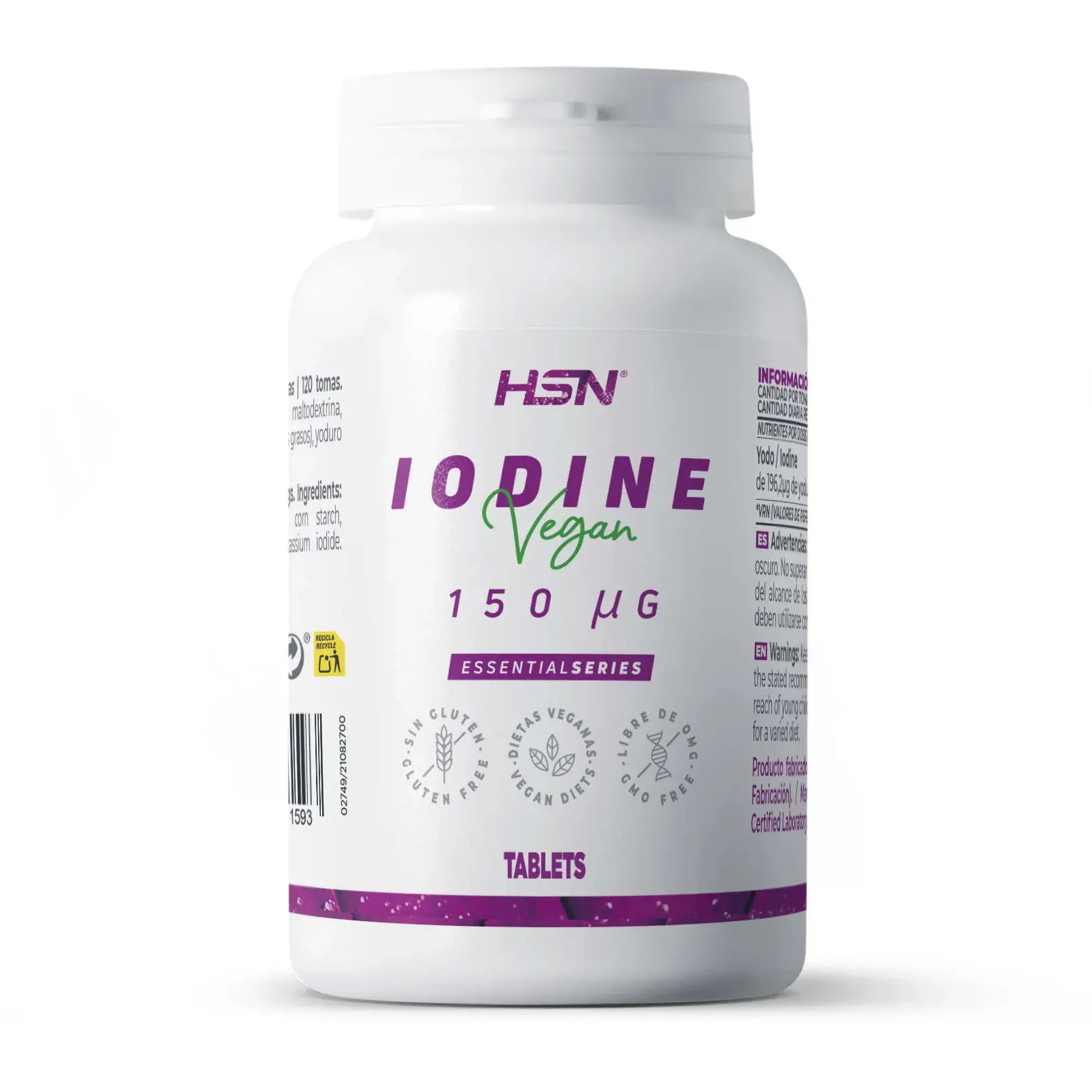 HSN Iodo 150mcg 120 Comprimidos