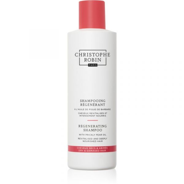 Christophe Robin Regenerating Shampoo With Prickly Pear Oil Shampoo Regenerador 250ml