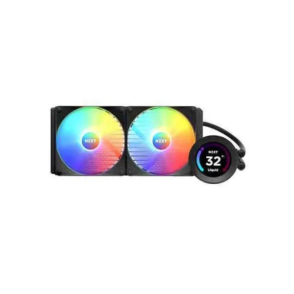 Nzxt Water Cooler CPU Kraken Elite 280 RGB Preto - RL-KR28E-B1