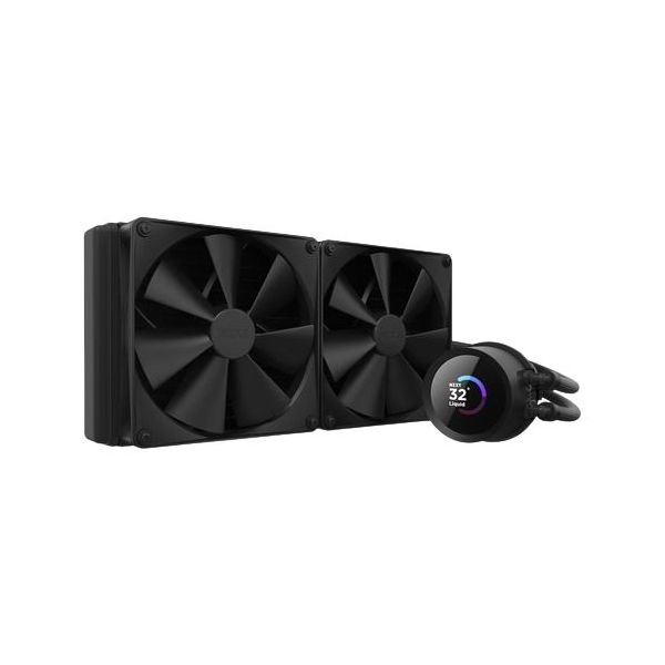 Nzxt Cooler Cpu Kraken 280 Lcd Liquid Preto - RL-KN280-B1