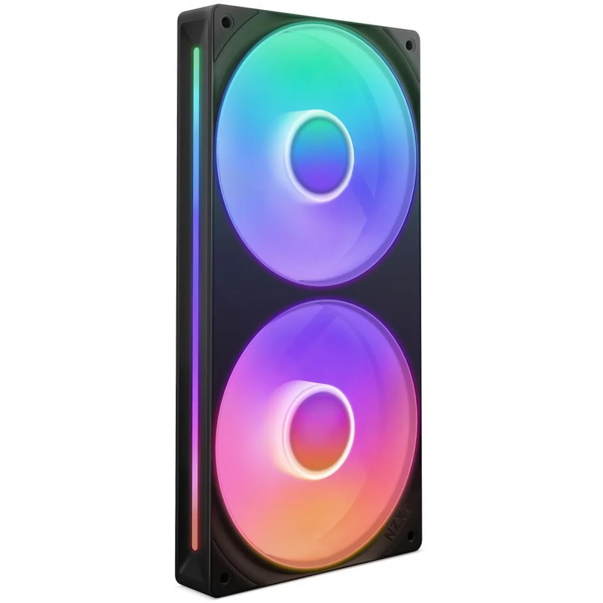 Kit 2x Ventoinha Single-Frame NZXT F240 RGB Core 240mm Bk