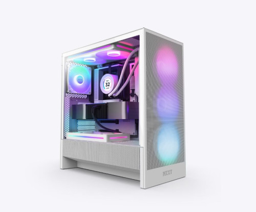 Nzxt Caixa ATX H5 Flow RGB (2024) Vidro Temperado Preta