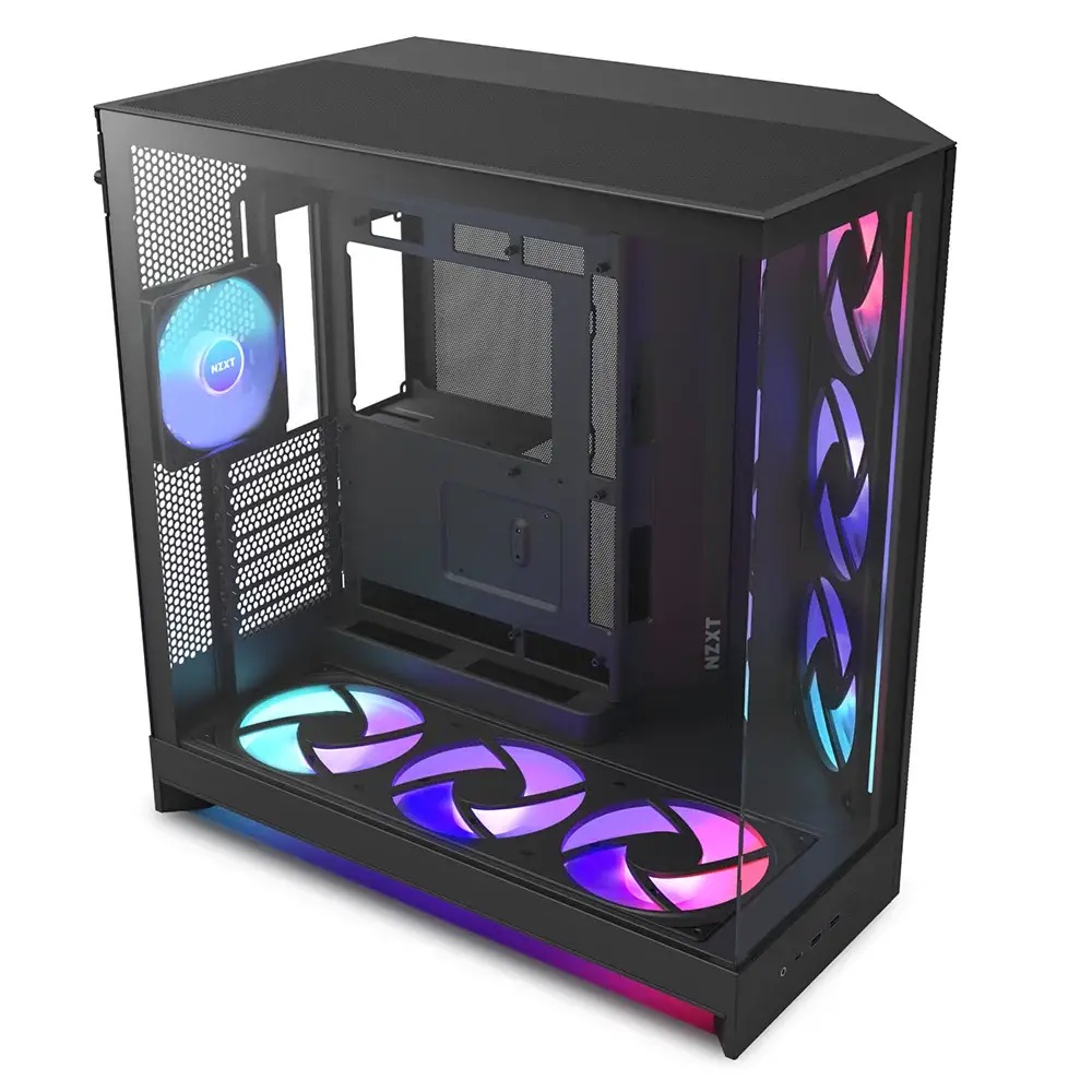 NZXT H9 Flow Vidro Temperado Preto