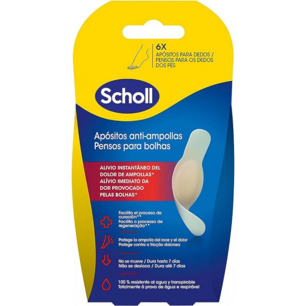 Dr. Scholl Penso Bolhas Dedos 6 Unidades