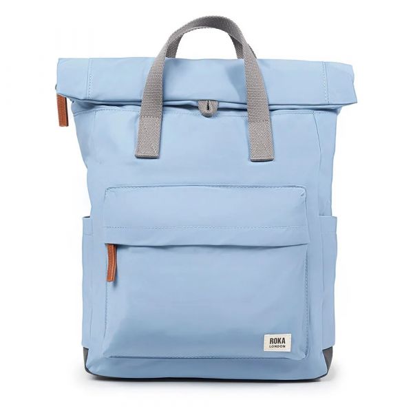 Roka London Mochila Canfield B Recycled Nylon Retro Blue M