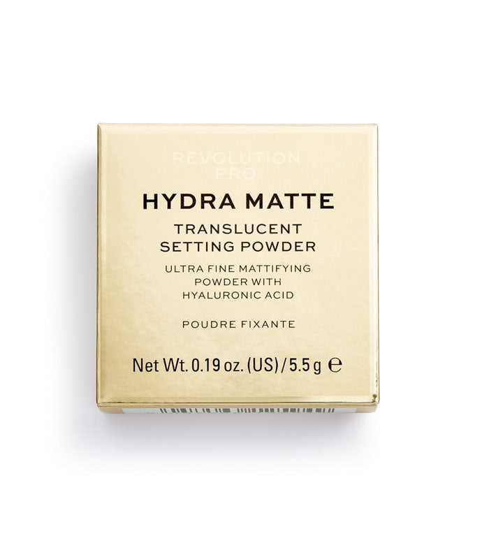 Revolution Pro Pó de Fixação Translúcido – Hydra Matte