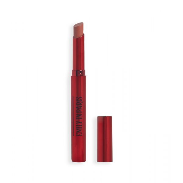 Makeup Revolution X Emily In Paris Batom Cremoso Just A Kiss Mindy Taupe Nude
