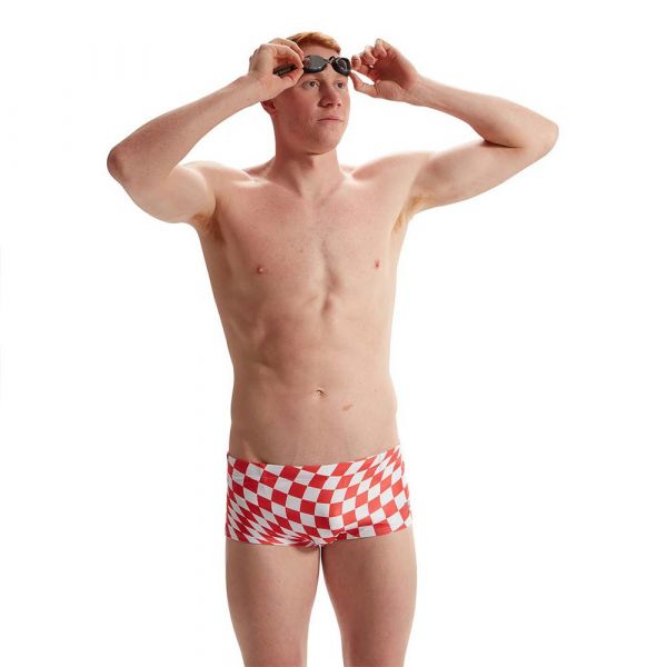 Speedo Club Training Allover Digital 17 Cm Swimming Brief Colorido UK 28 Homem
