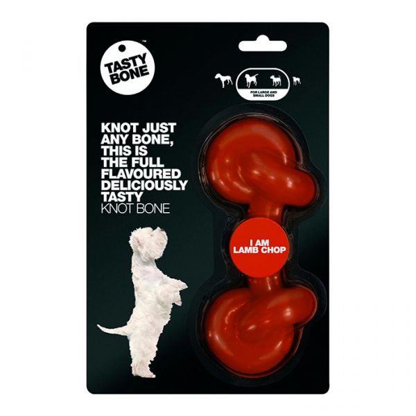 Tasty Bone Brinquedo Cão Knotted Bone L & S I Am Lamb Chop