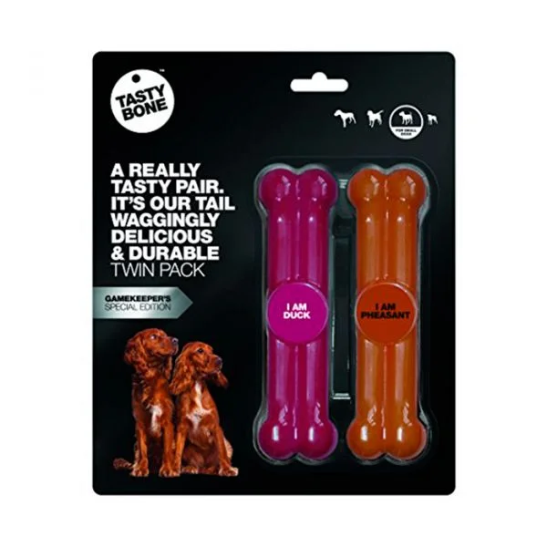Tasty Bone Brinquedo Cão Bone S Gamekeeper's I Am Duck / I Am Pheasant