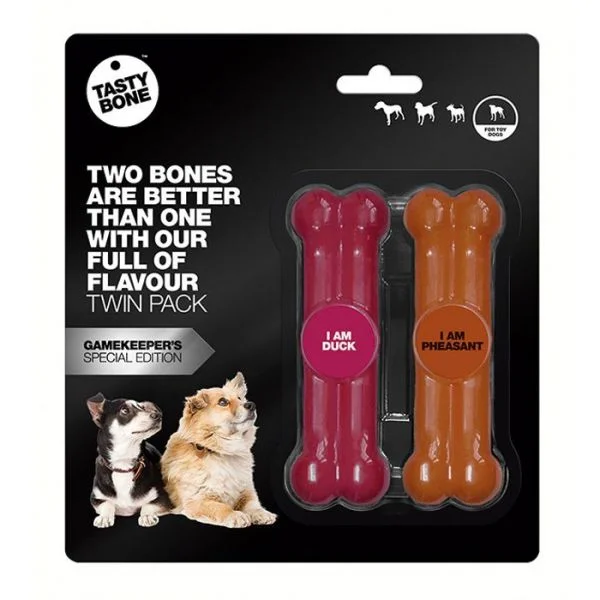 Tasty Bone Brinquedo Cão Bone Toy Breakfast I Am Game Keepers Duck / Pheasant