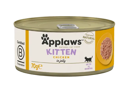 Ração Húmida Applaws Natural Tuna Fillet & Cheese Cat 70g