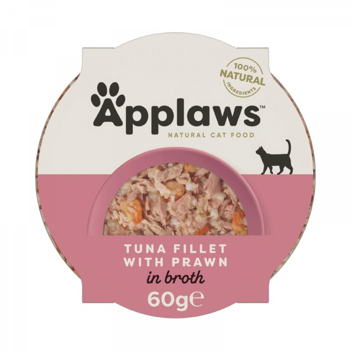 Ração Húmida Applaws Natural Tuna & Shrimp 60g