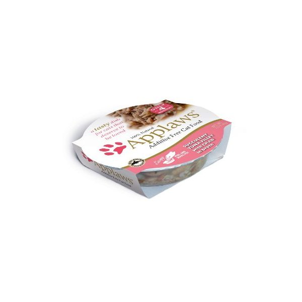 Ração Húmida Applaws Natural Tuna & Crab 60g