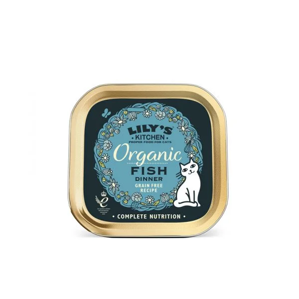 Ração Húmida Lily's Kitchen Organic Fish Dinner 85g