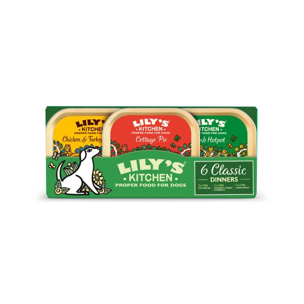 Ração Húmida Lily's Kitchen Classic Dinners Multipack 6 x 150g
