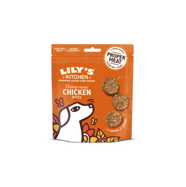 Lily's Kitchen Biscoitos para Cães Frango, Quinoa e Gengibre 70gr