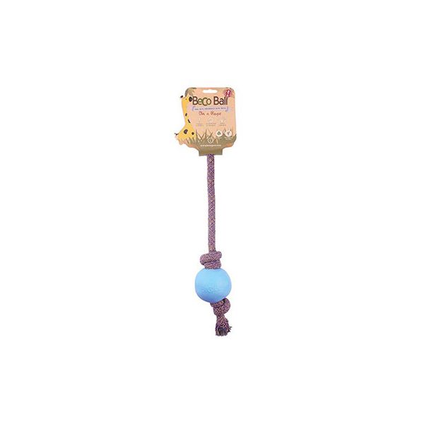 Beco Brinquedo Cão Rope Ball L Azul