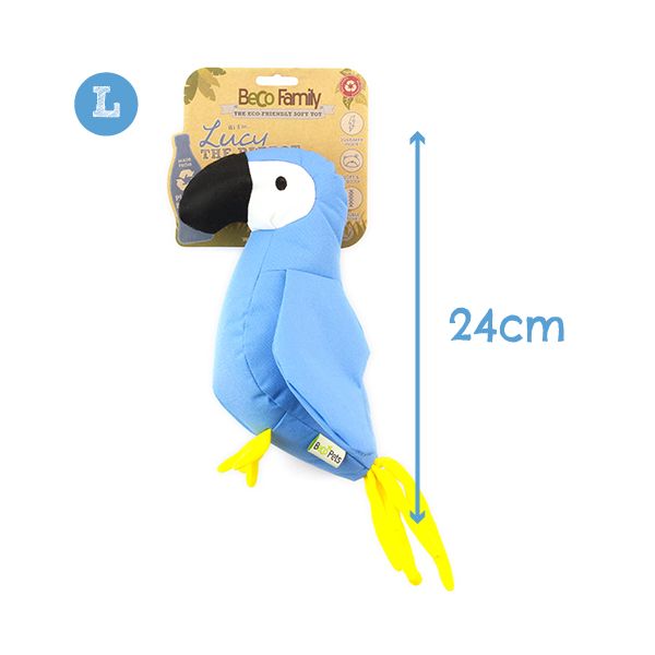 Beco Brinquedo Cão Soft Lucy the Parrot L