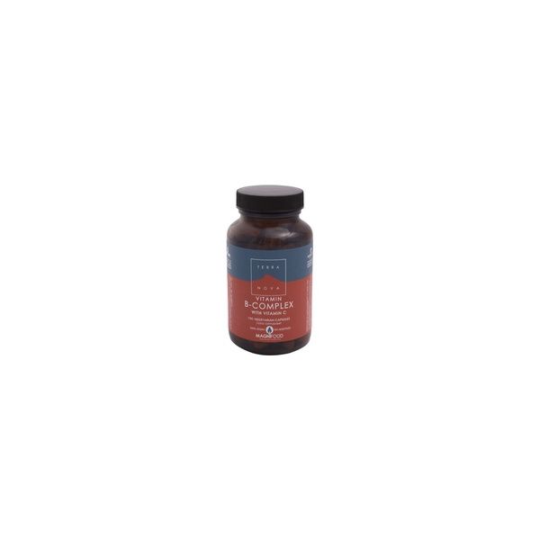 Terranova Vitamina B Complex com Vitamina C 100 Cápsulas Vegetais