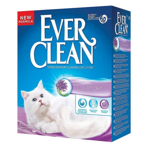 Ever Clean Areia Auto Aglomerante Lavender 10L