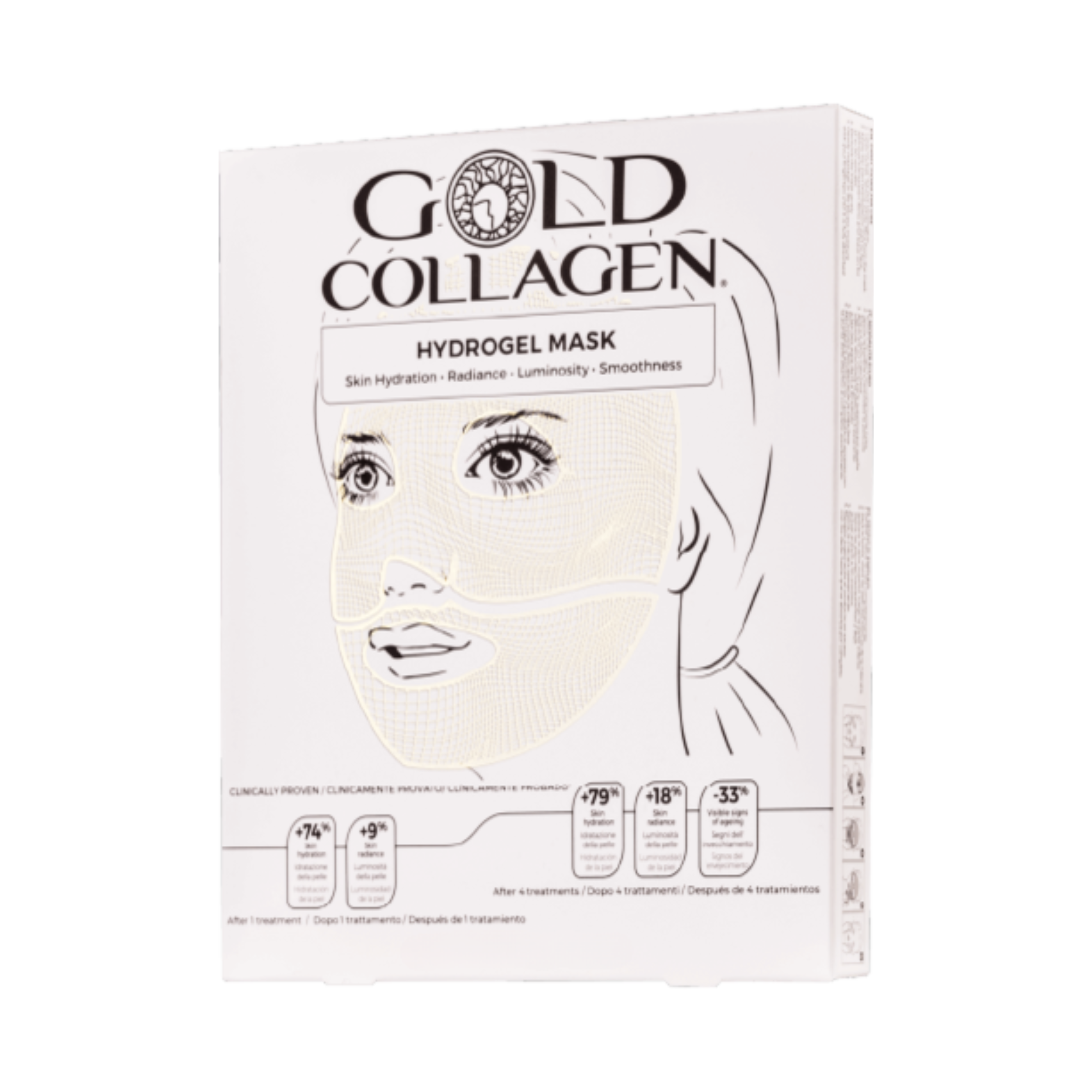 Gold Collagen Hydrogel Mask 30g