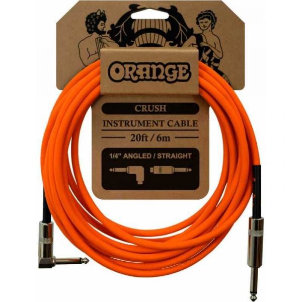 Orange Crush Instrumento Angled-straight Jack 6m