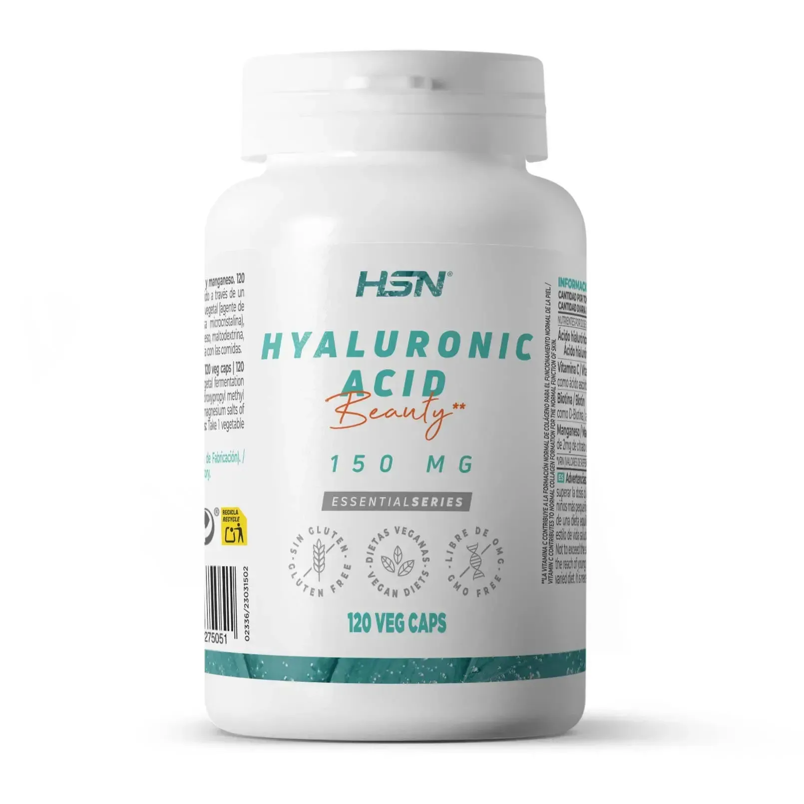 HSN Ácido Hialurónico 150 mg 120 Cápsulas