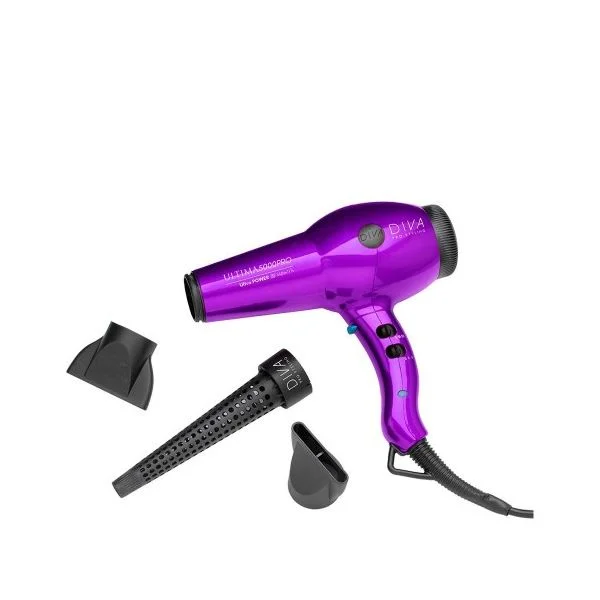 Diva Ultima 5000 Pro Secador Purple 2300W