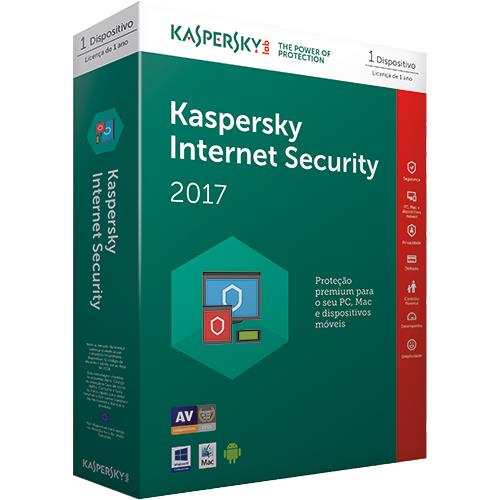 Kaspersky Internet Security Multi-Device 2017 (1 Dispositivo | 1 Ano)