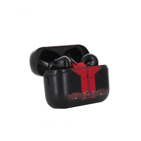 Exquisite Gaming Auscultadores Buds Pro Deadpool Marvel Sem Fios Bluetooth 5.3 Vermelho