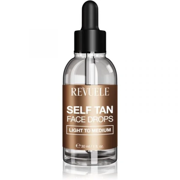 Autobronzeador Revuele Self Tan Face Drops Light To Medium 30ml