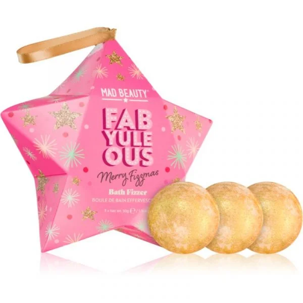 Mad Beauty Fabyuleous Bola Espumosa de Banho 3x50 g