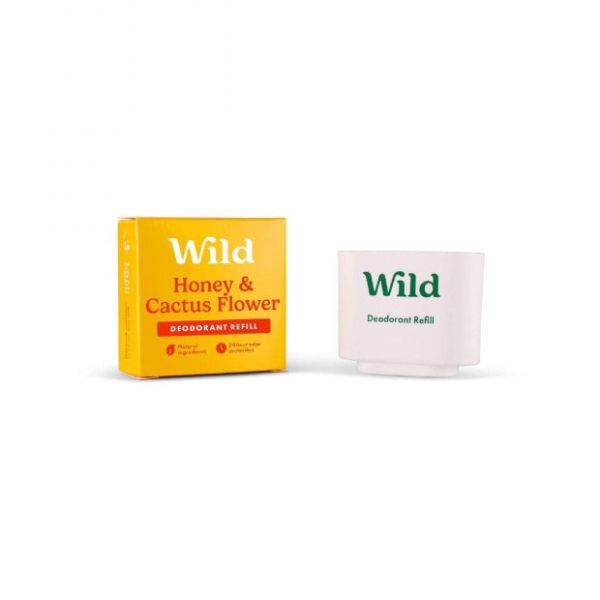 Wild Desodorizante Natural Recarga Mel e Flor de Cacto 40g
