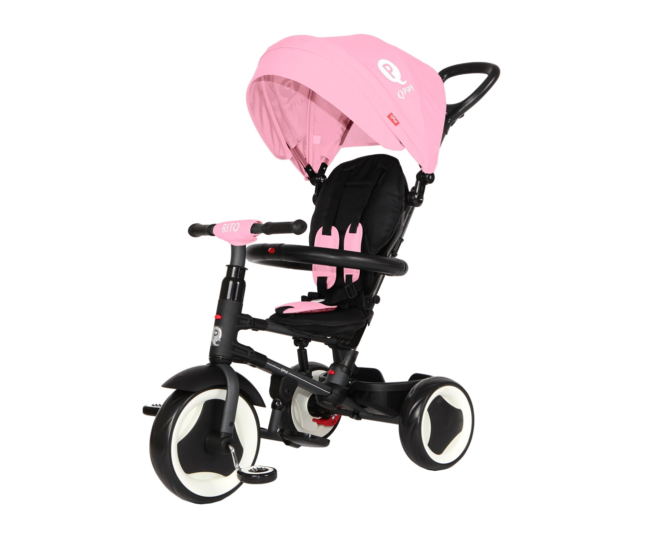 Triciclo Rito Rosa Qplay
