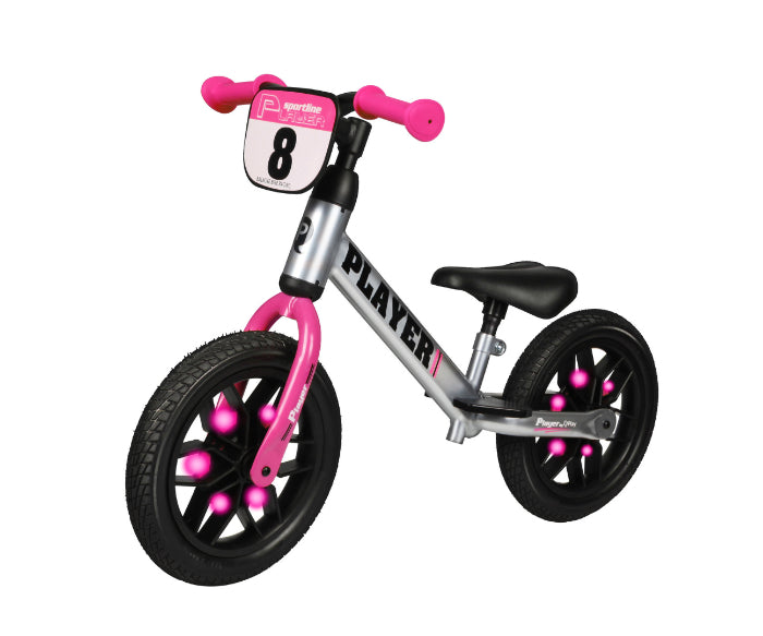 Bicicleta de Equilíbrio Qplay Player Pink