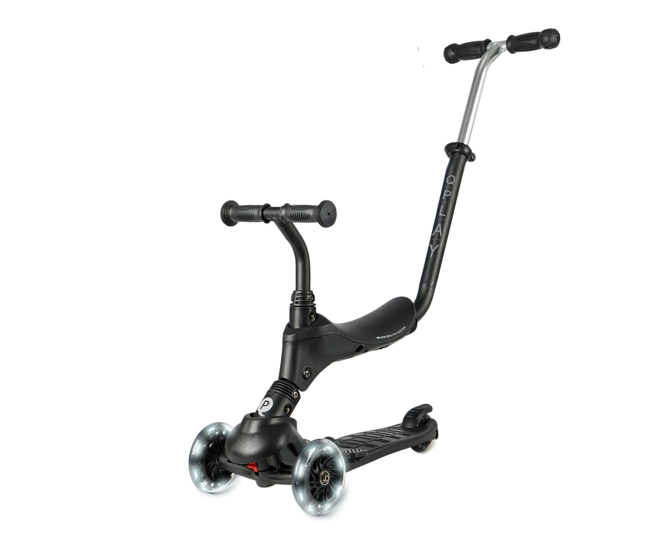 Scooter Sema Pro 3Em1 Preto Qplay