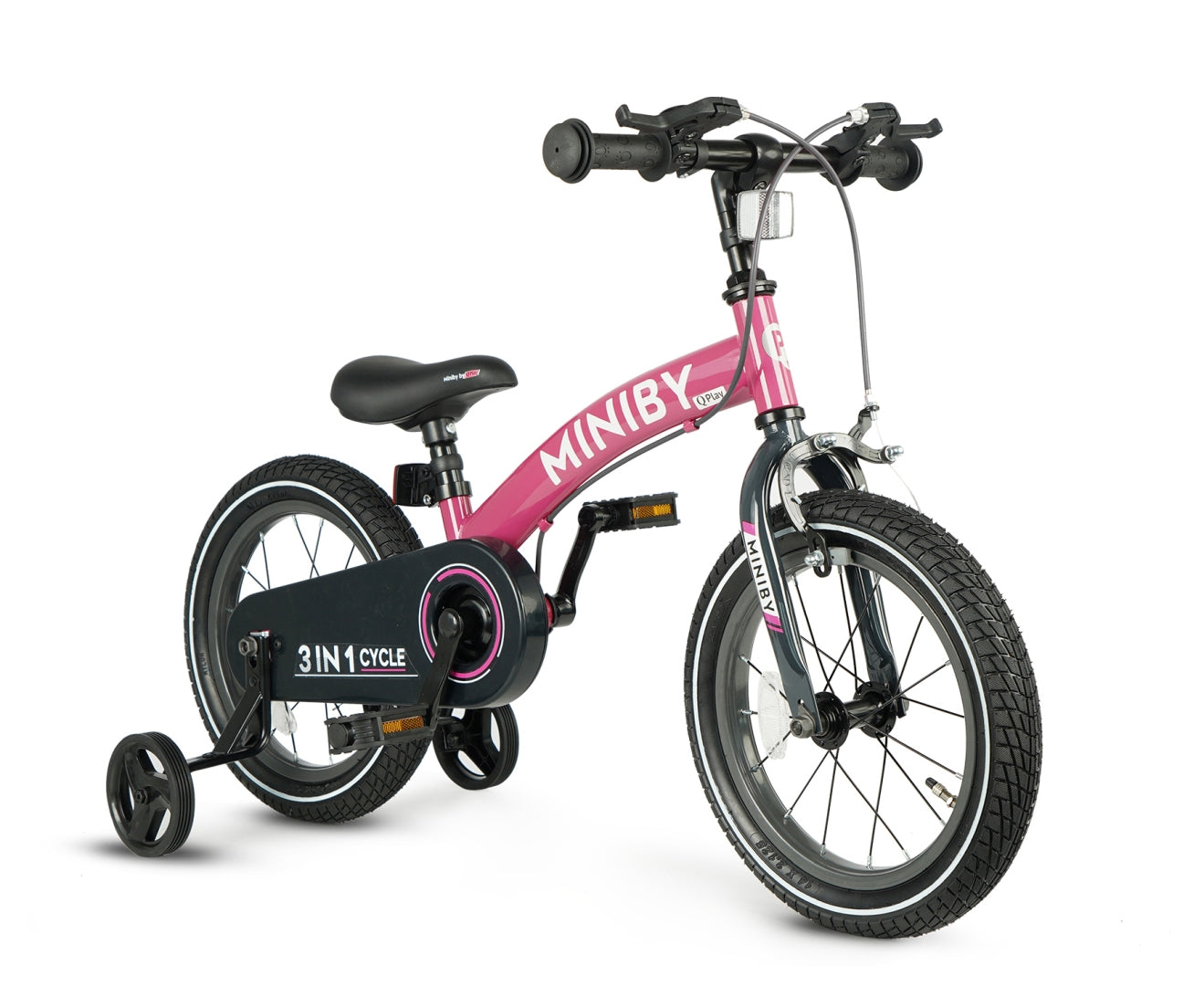 Bicicleta De Cross Miniby 14 Polegadas Rosa Qplay