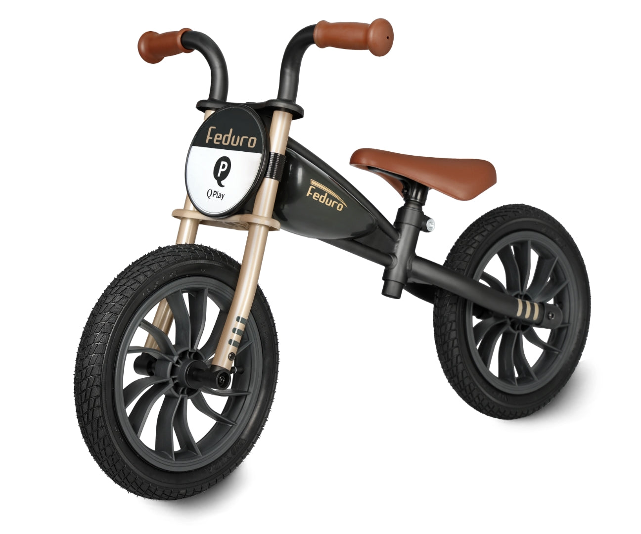 Bicicleta De Cross-Country Feduro Black-Golden Qplay