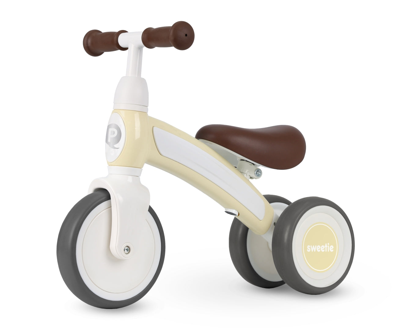 A minha primeira Bicicleta Sweetie Creme Qplay