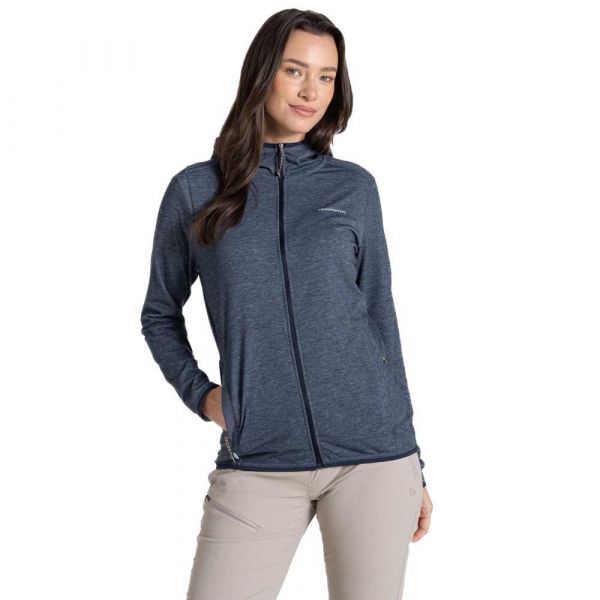 Craghoppers Nosilife Afia Full Zip Sweatshirt Cinzento 38 Mulher