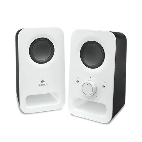 Colunas Logitech Z150 Compact Stereo 6W Peak / 3W RMS Brancas