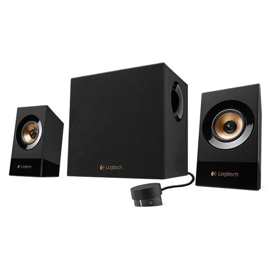 Colunas Logitech Z533 Stereo 2.1 120W Peak / 60W RMS Preto