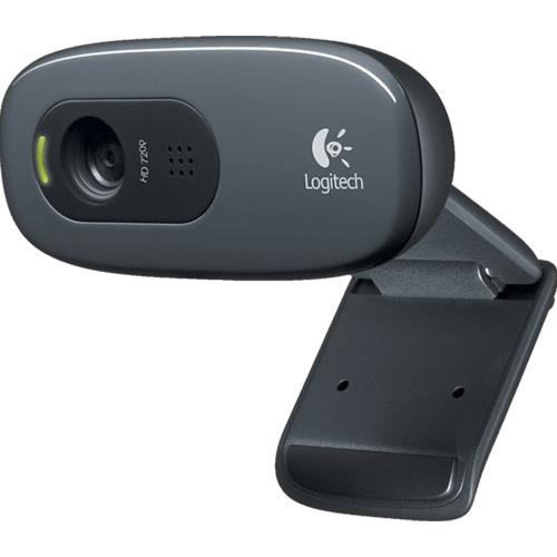 Webcam Logitech C270 HD 720p/30fps USB Preta