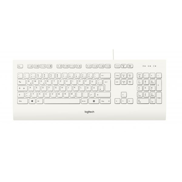 Teclado Logitech K280e Pro QWERTZ Branco